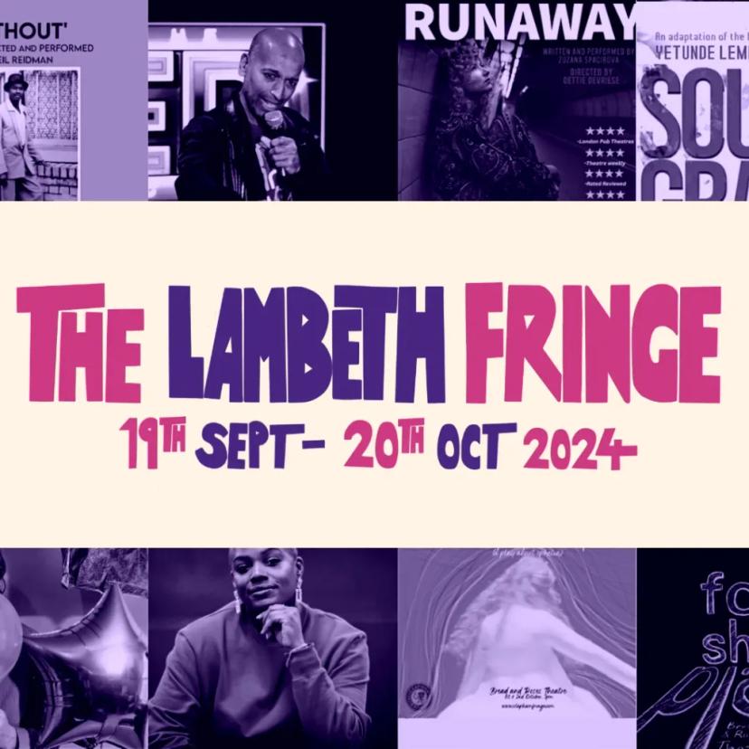 Lambeth Fringe 2024 with posters